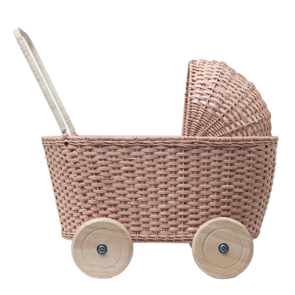GON Stroller - rattan doll pram plus shopping cart for double play time